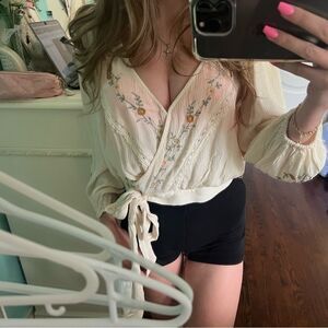 American eagle cross top